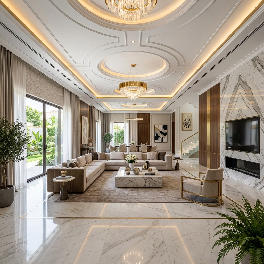 تشطيب فيلا المرجان العصرية